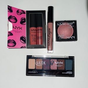 NYX makeup set Brand new! Eyeshadow, blush and lip